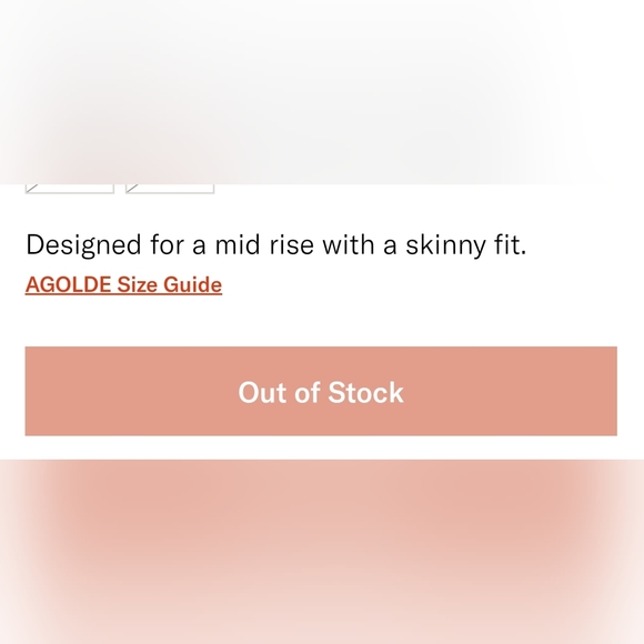 AGOLDE Toni midrise straight jeans in dime color size 25 - Picture 6 of 15